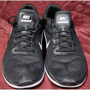 Nike Mens Size 14 Flex 2016 Run 830369-001 Black Running Shoes Sneakers
